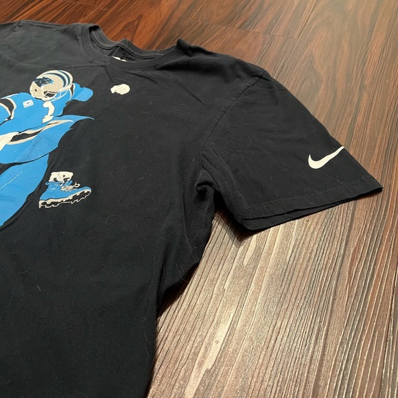 NFL Nike Cam Newton Silhouette Carolina Panthers T-Shirt - Picture 2 of 3